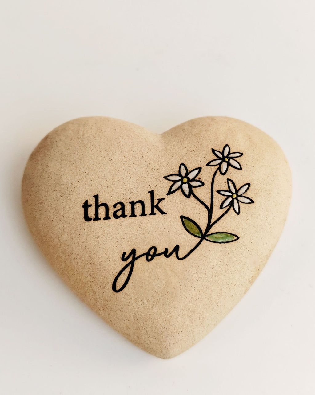 Thankyou heart Stone Sand