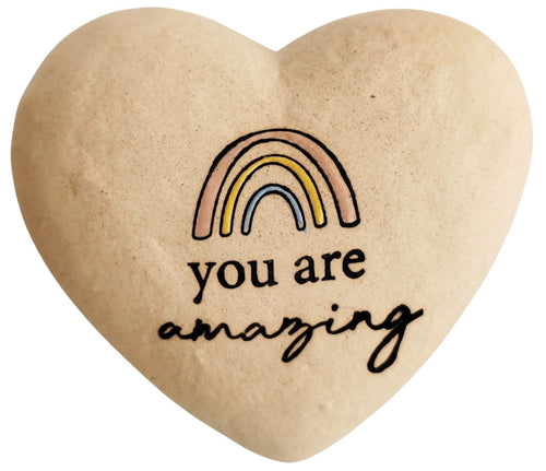 You Are Amazing Heart Stone Sand