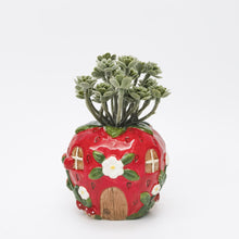 Load image into Gallery viewer, Strawberry House Vase Red 10cm