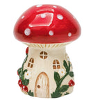 Toadstool House Vase 14cm