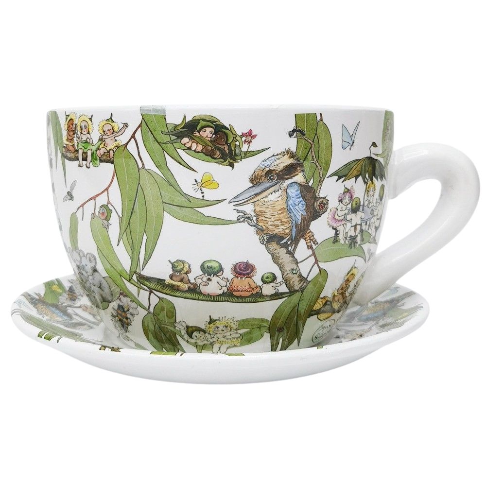 May Gibba Gumnut Babies Tea Cup Planter