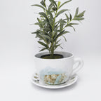 Highland & Friends Tea Cup Planter Brown