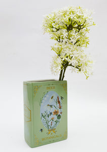 Bees & Botanicals Story Book Vase Green