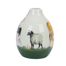 Load image into Gallery viewer, Farm Yard Vase Green 13cm