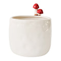 Toadstool Planter White 13cm