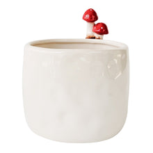 Load image into Gallery viewer, Toadstool Planter White 13cm