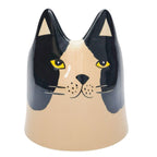 Bailey Cat Planter Black & White 14cm