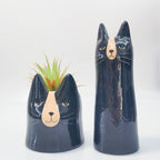 Bailey Cat Vase Black 23cm