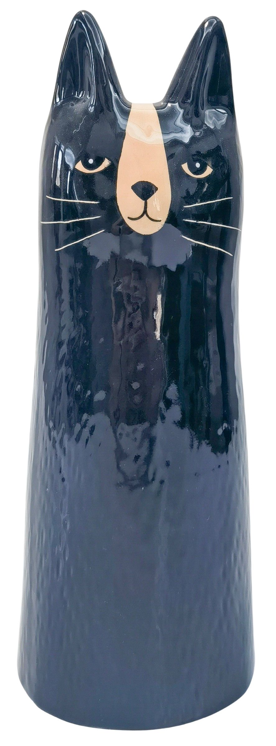 Bailey Cat Vase Black 23cm
