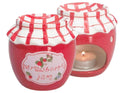Jam Jar Oil Burner Red