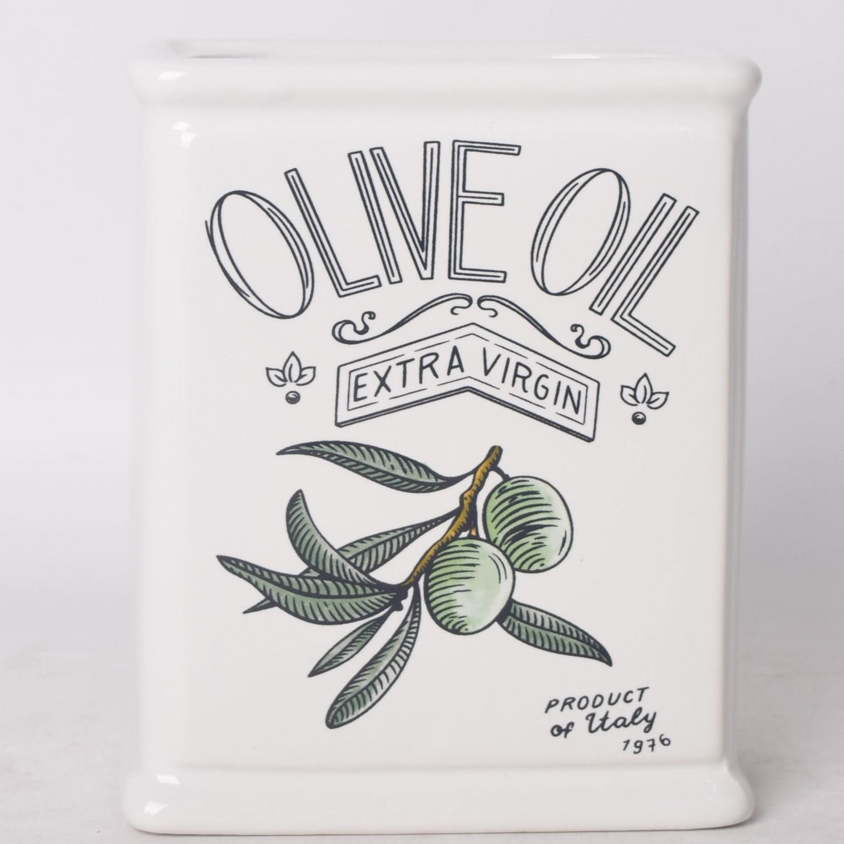Olive Oil Classic Vessel White 14cm