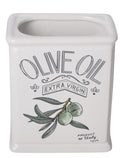 Olive Oil Classic Vessel White 14cm