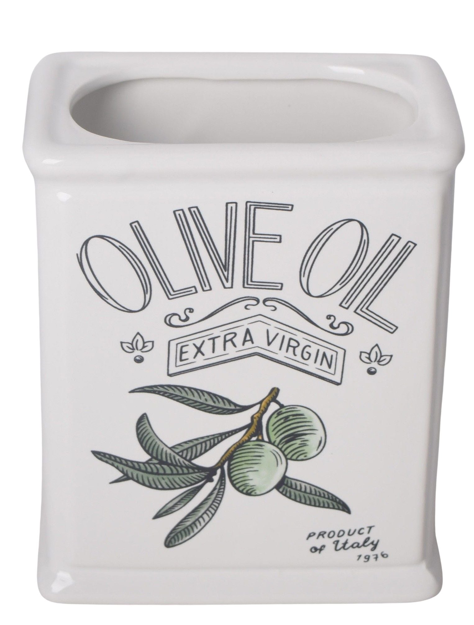 Olive Oil Classic Vessel White 14cm