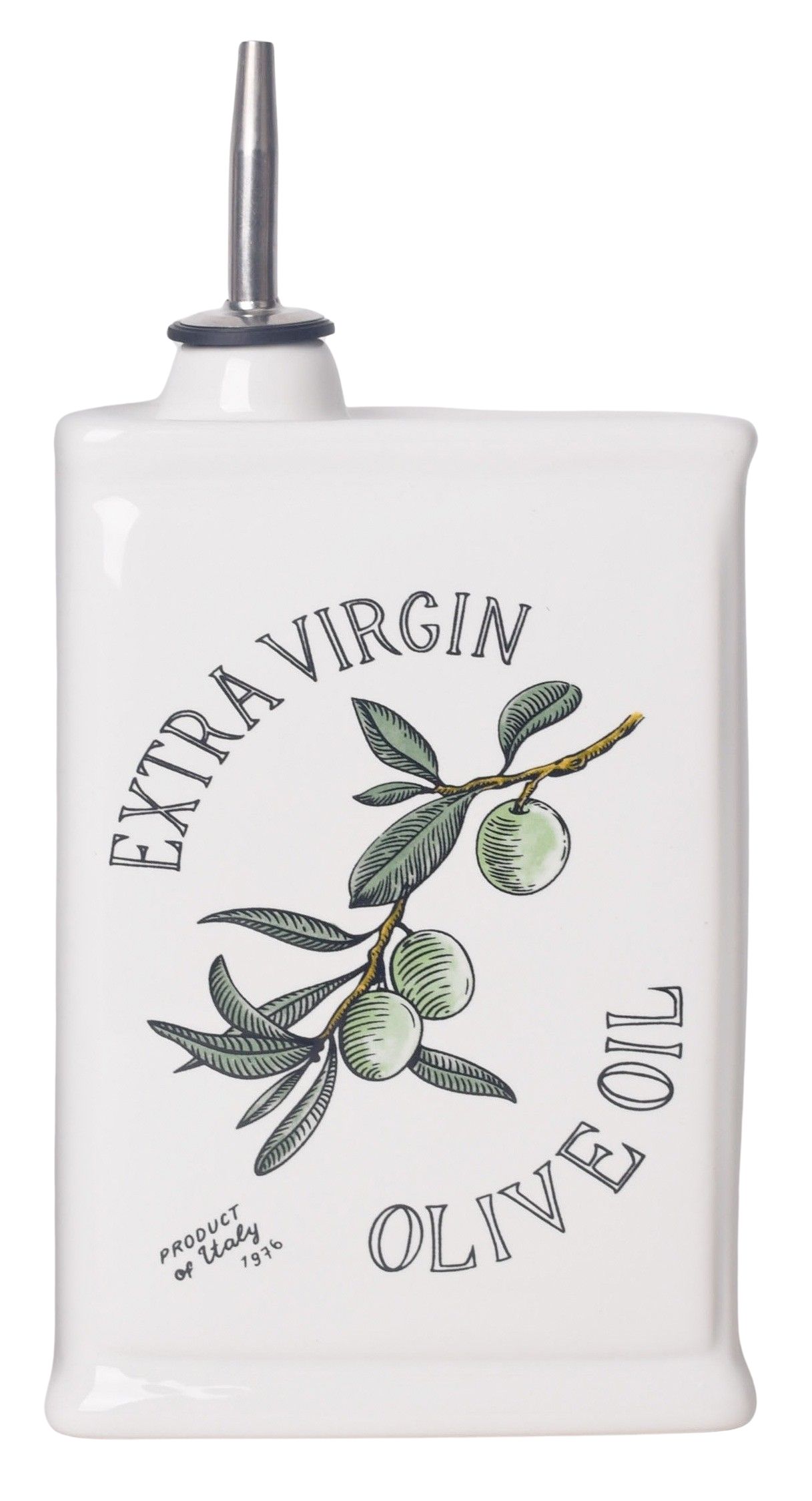 Olive Oil Classic Oil Decanter White 17cm