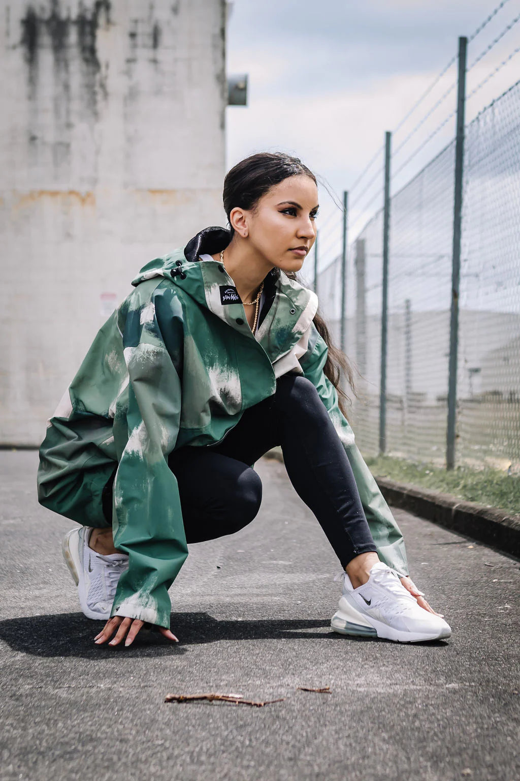 Olive Mist Waterproof Unisex Anorak