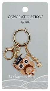 Congratulations Keyring Black 12cm