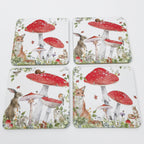 Enchanted Garden Coasters Set of 4