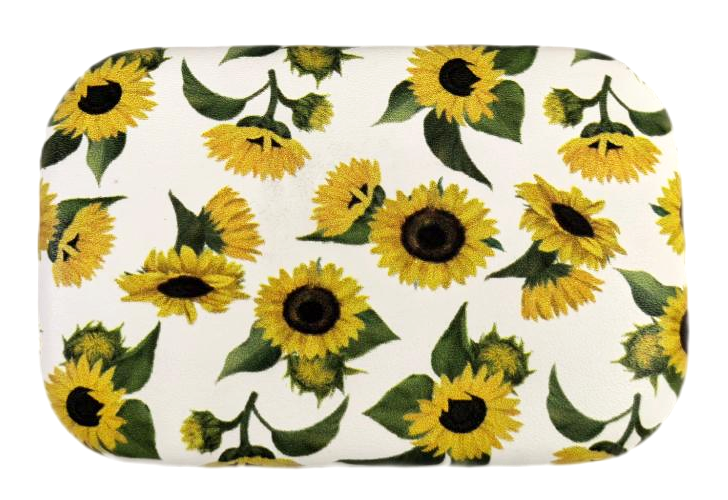 Sunflower Mini Travel Case Yellow 9cm
