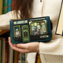 Load image into Gallery viewer, Between the Cover Bookbinders Medium Ziparound Wallet