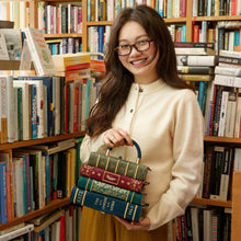 Load image into Gallery viewer, Between the Covers Bookbinders Book Stack Bag