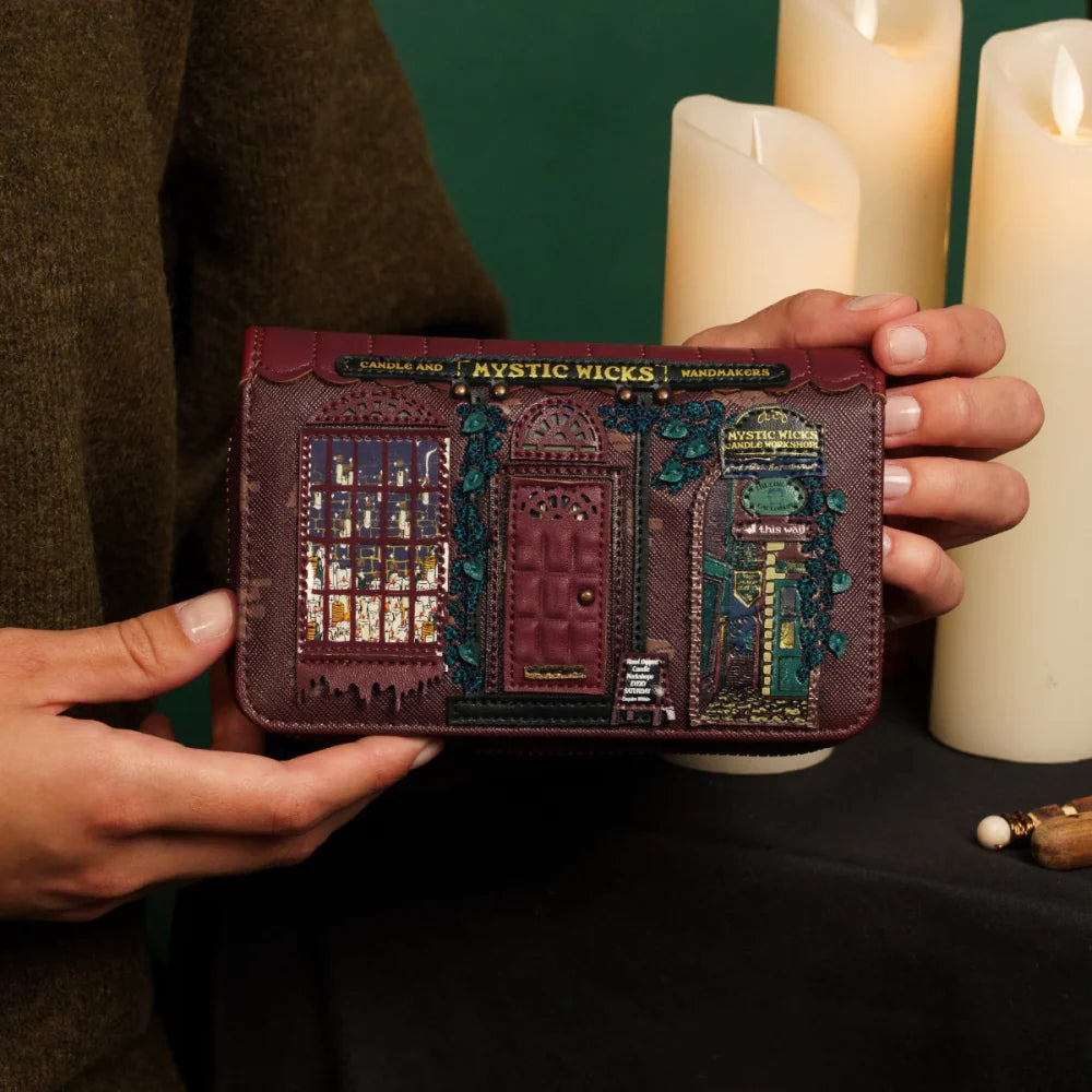 Mystic Wicks Candle & Wandmakers Medium Ziparound Wallet