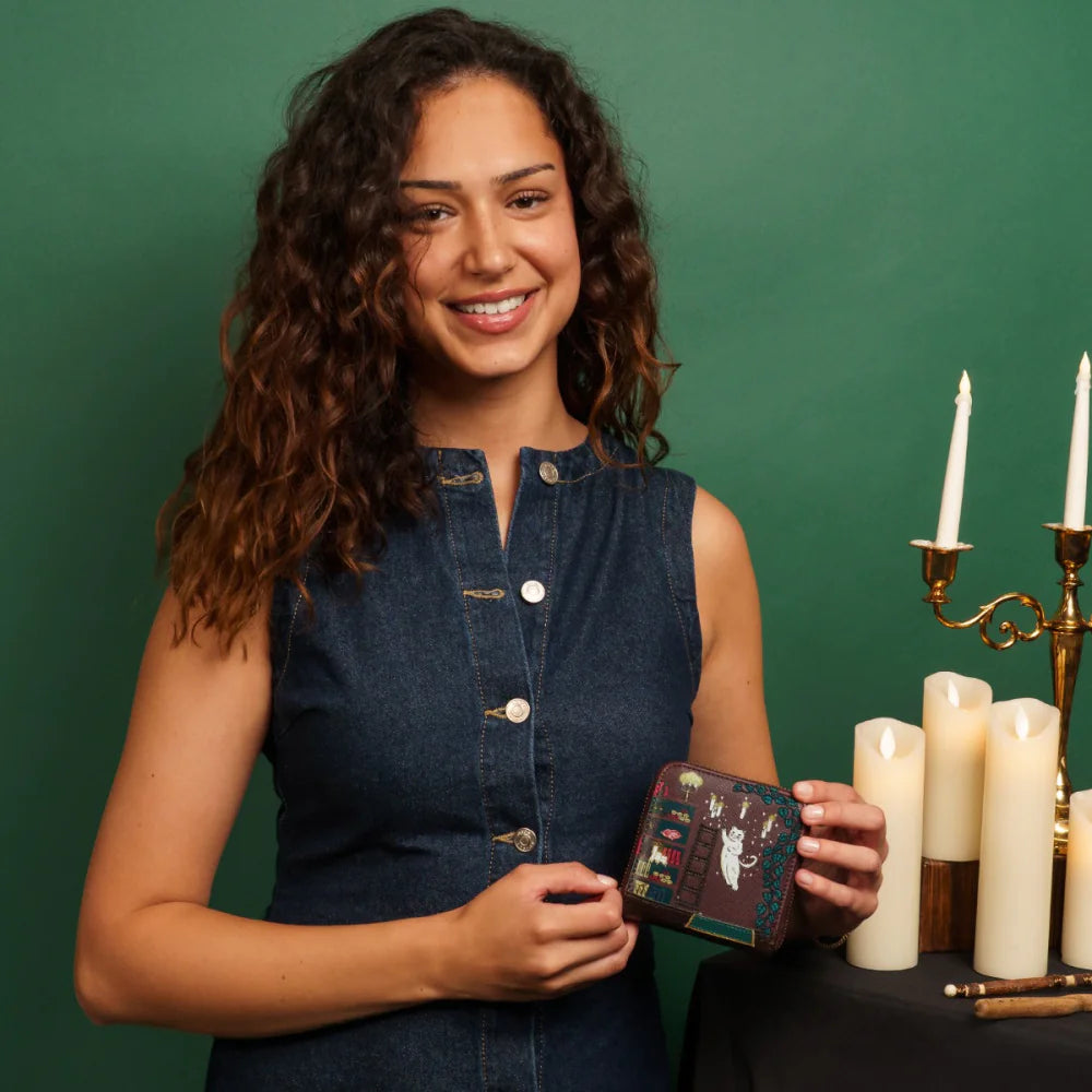 Mystic Wicks Candle & Wandmakers Square Wallet