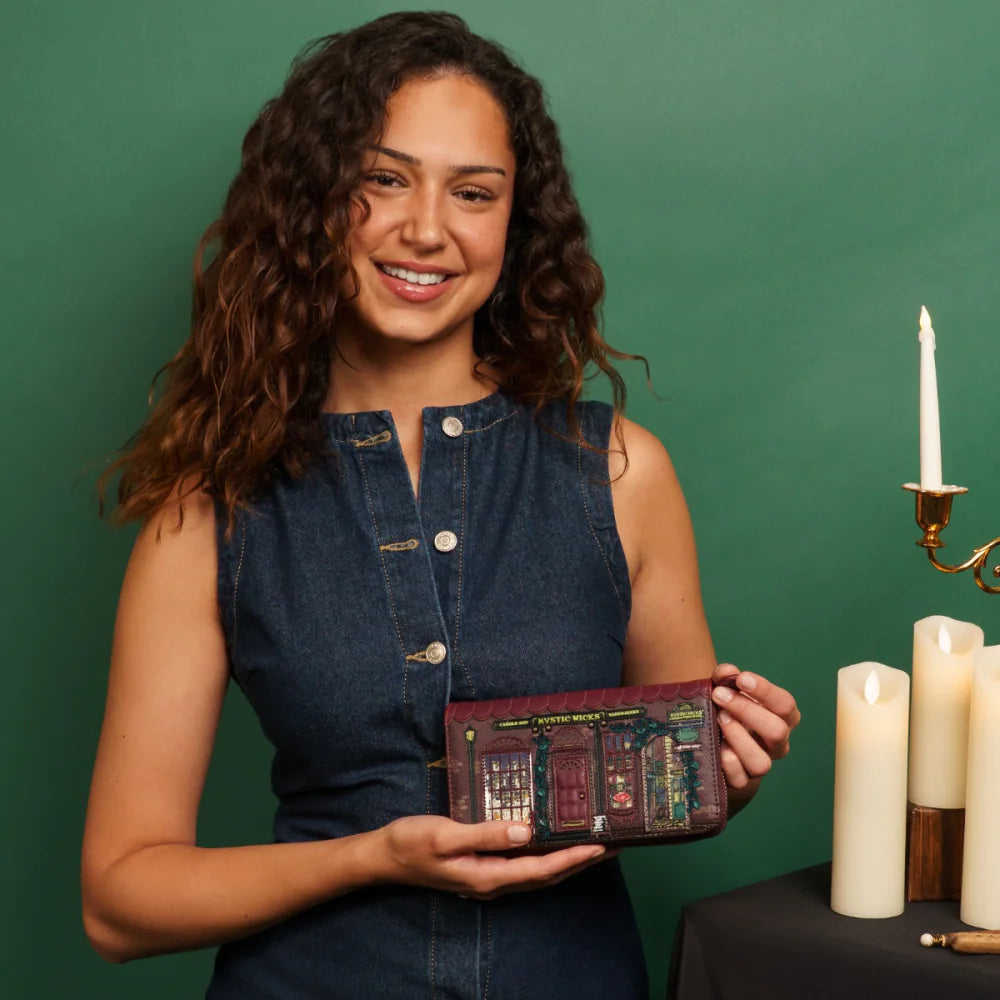 Mystic Wicks Candle & Wandmakers Large Ziparound Wallet