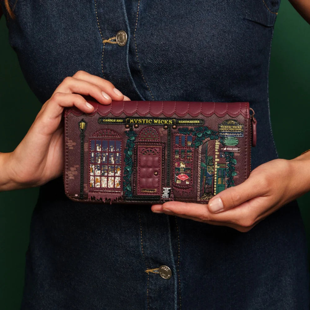 Mystic Wicks Candle & Wandmakers Large Ziparound Wallet