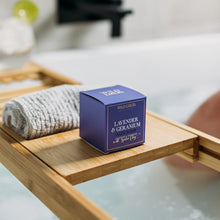 Load image into Gallery viewer, WE Lavender Geranium Cube Bath Bomb