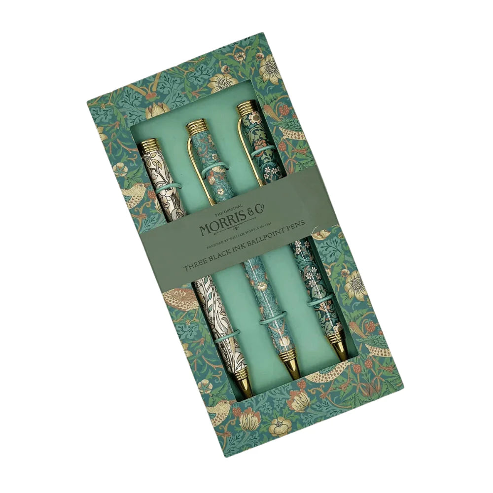 William Morris 3 Pen Set