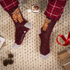 Wrendale Mens Highland Cow Xmas Sock