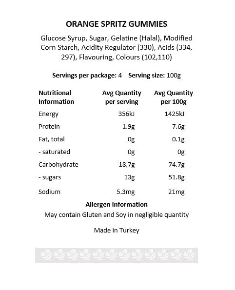 Orange Spritz Gummies