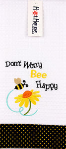 Bee Happy tea Towel
