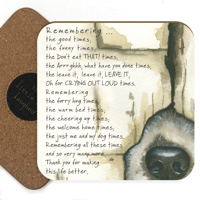 Assorted 'Little Dog Laughed' Drink Coasters