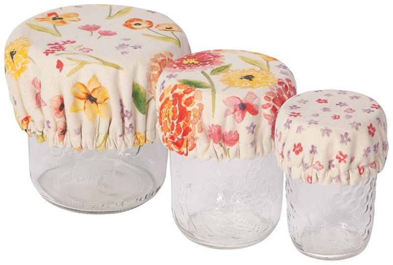 Cottage Floral Mini Bowl Cover Set 3