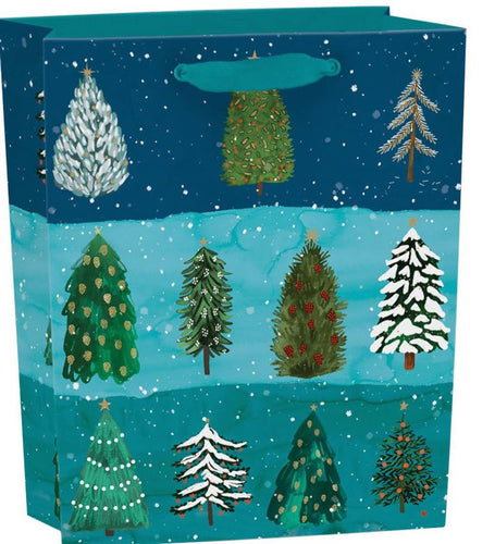 Conifer Trees Medium Bag Portrait