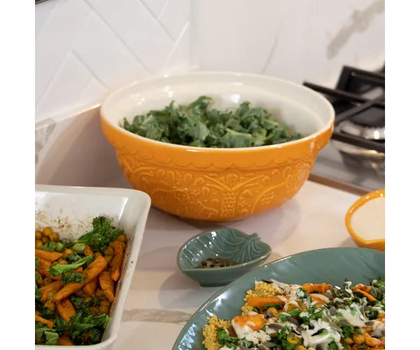 Forest Bear Bowl Ochre 24cm