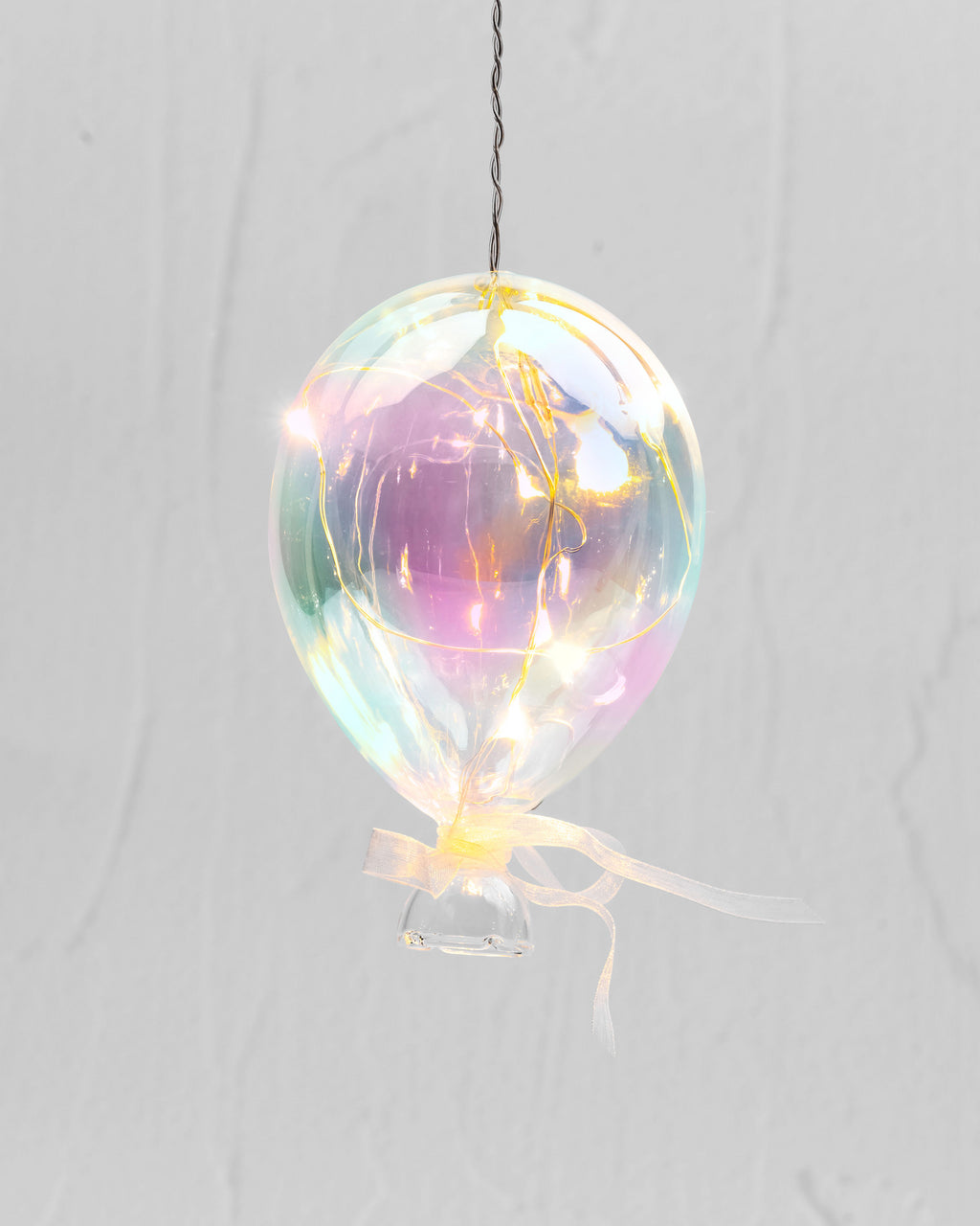 Clear Tinted Balloon Hanging Glass Light