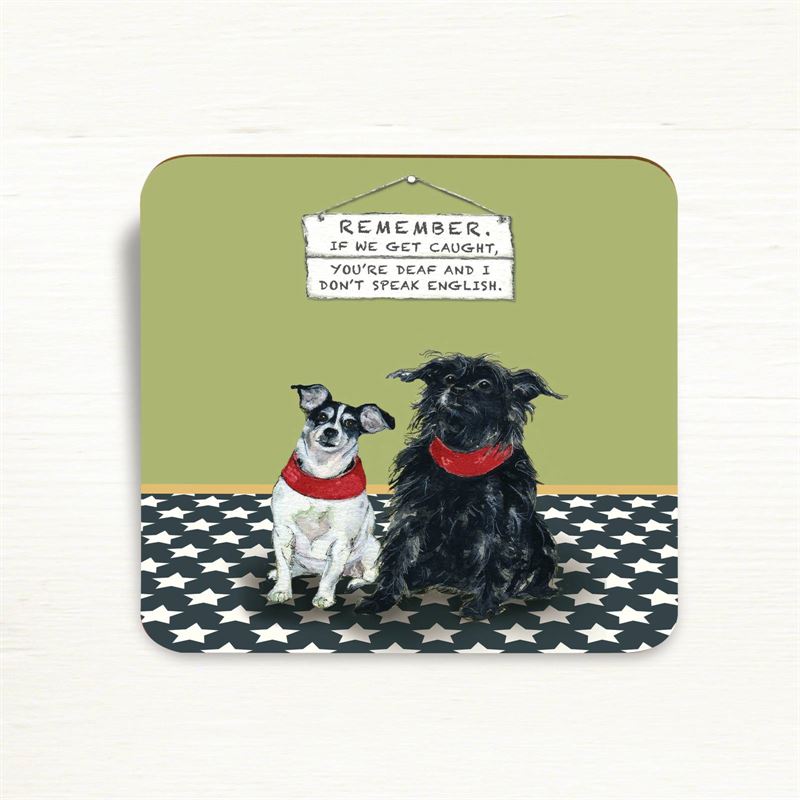 Assorted 'Little Dog Laughed' Drink Coasters