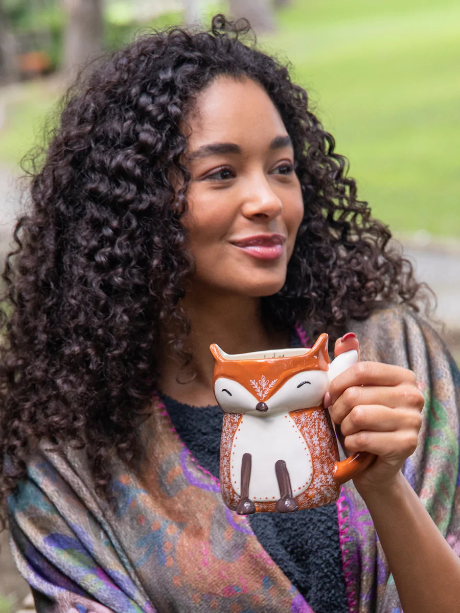 Cozy Fox Folk Mug