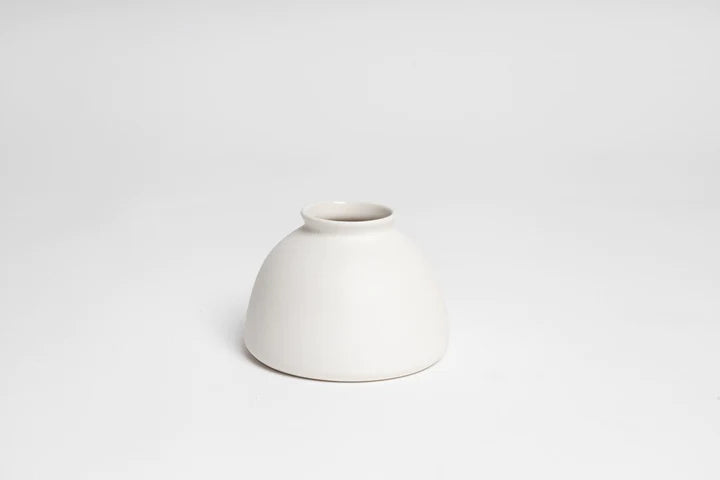 White Harmie Beau Vase