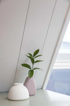 White Harmie Beau Vase