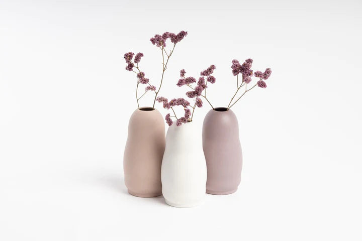 White Harmie Leo Vase