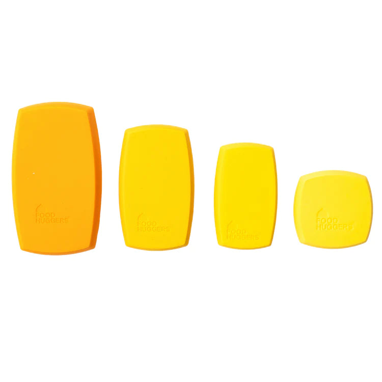 Reusable Silicone Food Huggers Cheese S/4