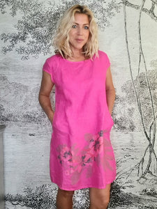 Hot Pink Bella Rose Kennedy Dress