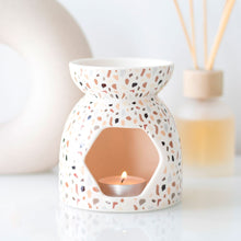 Load image into Gallery viewer, Terrazzo Print Ceramic Oil Burner