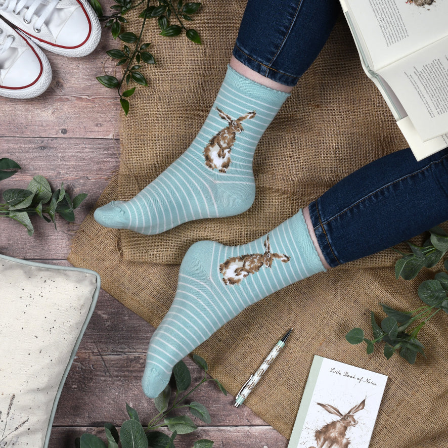 Wrendale Socks Hare & The Bee