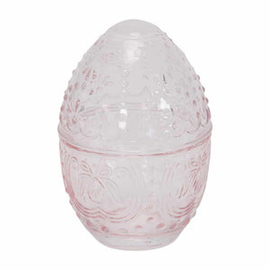 Glass Easter Egg Pink