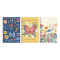 Blue Botanicals Recycled Journals Set of 3