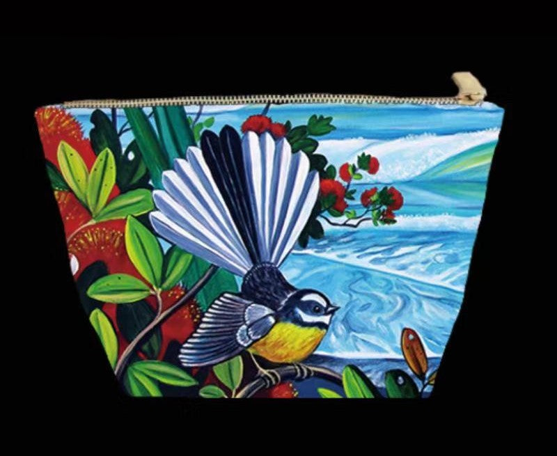 Fantail Rangitoto Cosmetic Bag